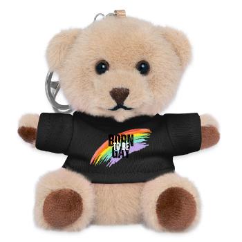 Born to celebrate queer diversity - Teddy Keyring - black - Front