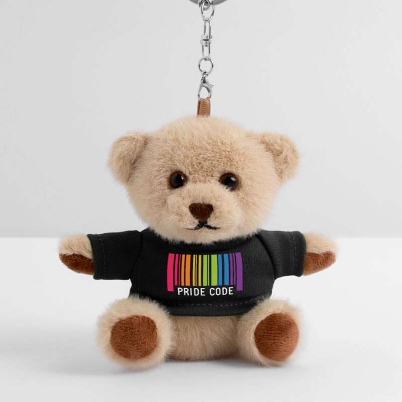 LGBT Pride Monat - Pride Code Teddy Schlüsselanhänger