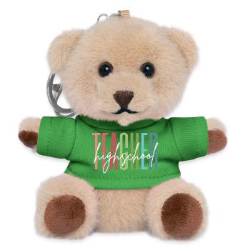 Highschool Lehrer Schule Geschenk - Teddy Schlüsselanhänger - Grün - Vorne