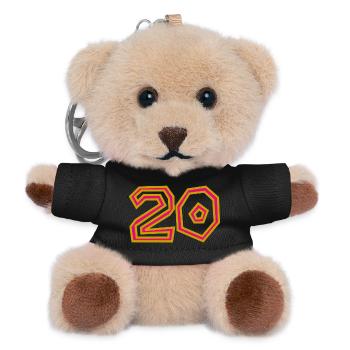 20. 20 YEARS. 20th ANNIVERSARY. 20 YEARS ANNIVERSARY. - Teddy Keyring - black - Front