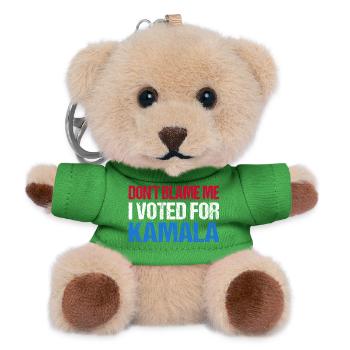 Don't Blame Me I Voted For Kamala I - Teddy Keyring - green - Front