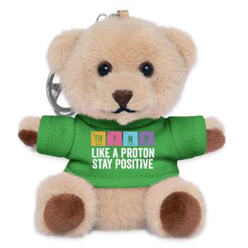 Physics Positive Stay Fun - Teddy Keyring - green - Front