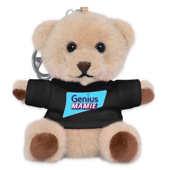 Genius Granny - Teddy Keyring - black - Front