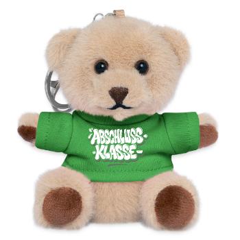 Classe de finissants – Style graffiti - Porte-clés ourson - vert - Devant