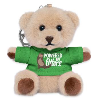 Angetrieben Von Sea Otter Cartoon - Teddy Schlüsselanhänger - Grün - Vorne