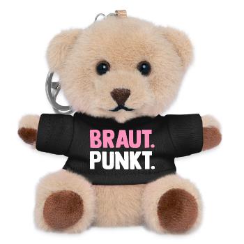 Bachelor Party Team Bride Hen Party - Teddy Keyring - black - Front