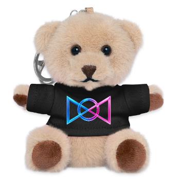 Unbreakable Connection  - Teddy Keyring - black - Front