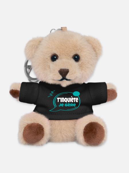 Don't worry, I'll manage - Teddy Keyring - black