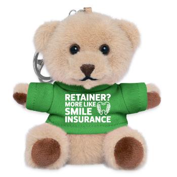 Retainer Life Smile Protection Art - Porte-clés ourson - vert - Devant