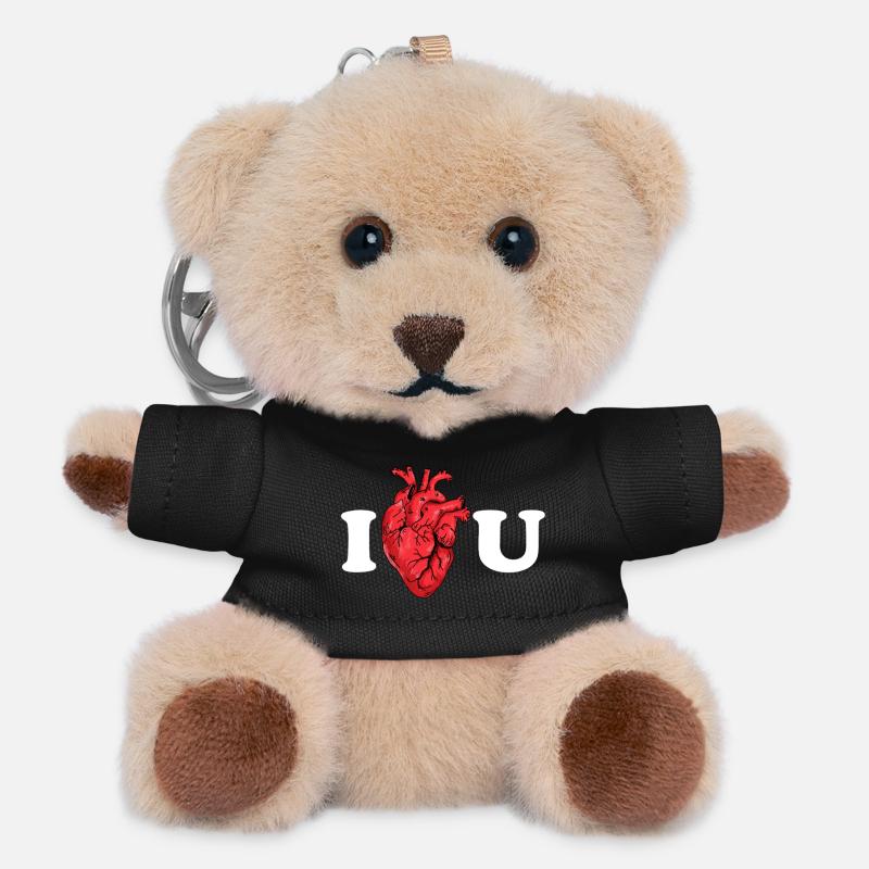 True love as an anatomical statement - Teddy Keyring - black
