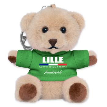 Lille - Teddy Schlüsselanhänger - Grün - Vorne
