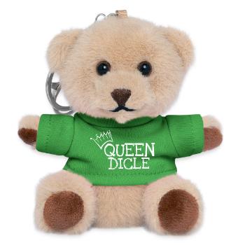 First name Dicle - Teddy Keyring - green - Front