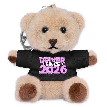 Driving License 2026 Driving Test Driving License Test - Teddy Keyring - black - Front
