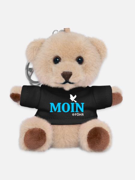 Moin Föhr - Maritime North Sea Island Design - Teddy Keyring - black