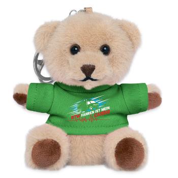 RTW Ambulanz Rettungswagen Rettungsdienst Sanität - Teddy Schlüsselanhänger - Grün - Vorne