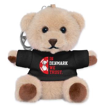 In Denmark we trust - Teddy Keyring - black - Front