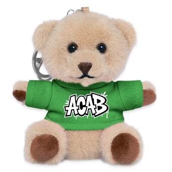 ACAB - Anti-Cops Tee - Teddy Keyring - green - Front