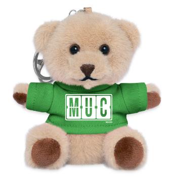 Munich MUC, City Pullover Hoodie Munic - Teddy Keyring - green - Front