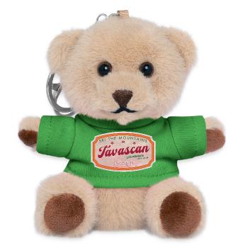 Tavascan Spain Alpine Label - Teddy Keyring - green - Front