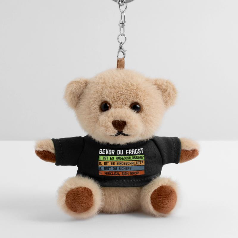 Computer BEFORE YOU ASK 1.IS IT CONNECTED? Teddy Keyring