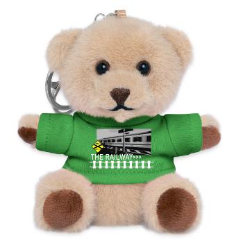 THE RAILWAY - Teddy Keyring - green - Front