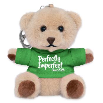 Perfectly Imperfect Since 2026 - Teddy Keyring - green - Front