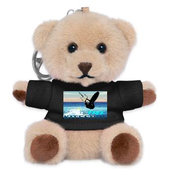 Kitesurf - Teddy Keyring - black - Front