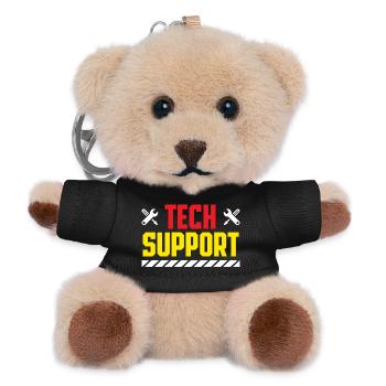 Tech Support Crew Tool Repair Service - Teddy Keyring - black - Front