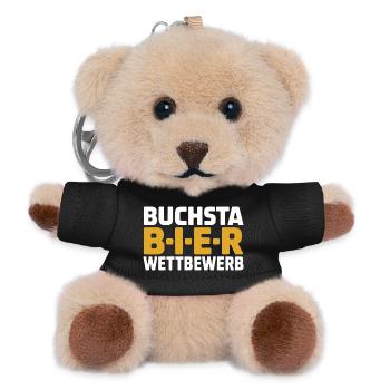 Bier Buchstabierwettbewerb Malle Party JGA Herren - Teddy Schlüsselanhänger - Schwarz - Vorne
