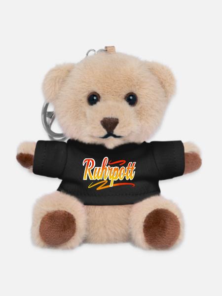 Ruhrpott - Teddy Schlüsselanhänger - Schwarz