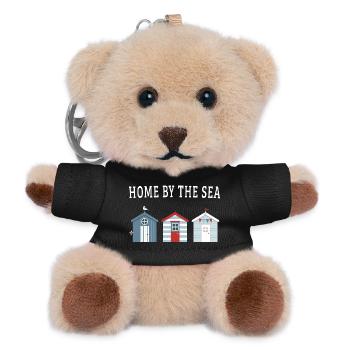 Home by the Sea – Strandhäuser - Teddy Schlüsselanhänger - Schwarz - Vorne