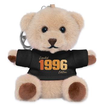 Vintage 1996 Anniversary Limited Edition Retro - Teddy Schlüsselanhänger - Schwarz - Vorne