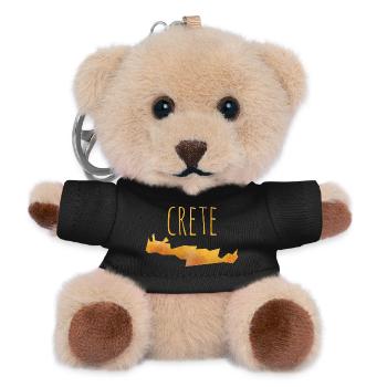 crete - Porte-clés ourson - noir - Devant
