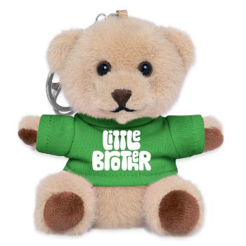 Little brother - Teddy Keyring - green - Front
