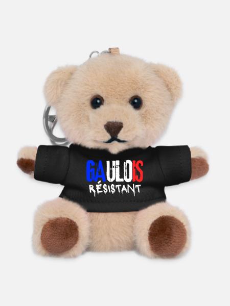 Gaulois Résistant - Porte-clés ourson - noir