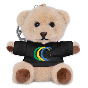 Gabon - Teddy Keyring - black - Front