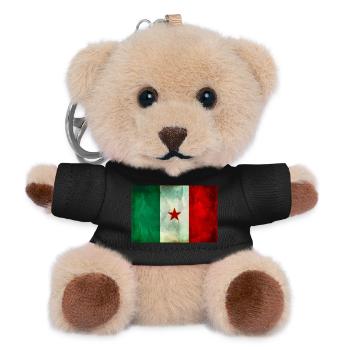 T-shirt partisan flag Garibaldi brigades - Teddy Keyring - black - Front
