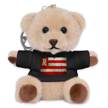 t-shirt flag of Alkmaar grunge effect Nederland - Teddy Keyring - black - Front