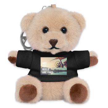 not all reels - Teddy Schlüsselanhänger - Schwarz - Vorne