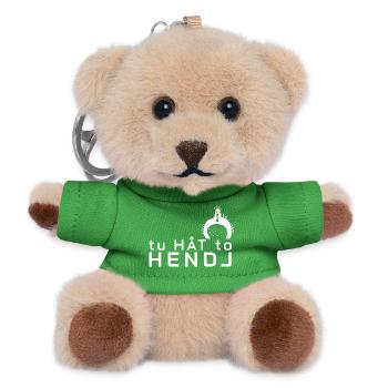 Hendl Version 2 - Teddy Schlüsselanhänger - Grün - Vorne