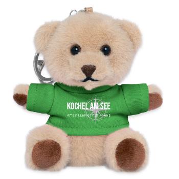 Koordinaten Kochel am See - Teddy Schlüsselanhänger - Grün - Vorne