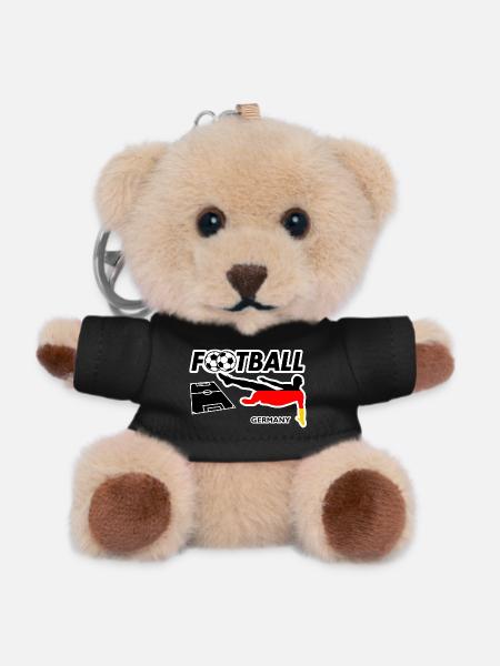 Football Fever Germany - Teddy Keyring - black