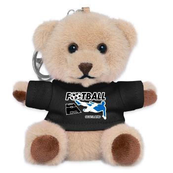Football Fever Scotland - Teddy Keyring - black - Front