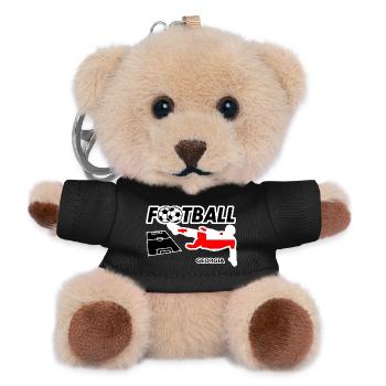 Soccer Fever Georgia - Teddy Keyring - black - Front