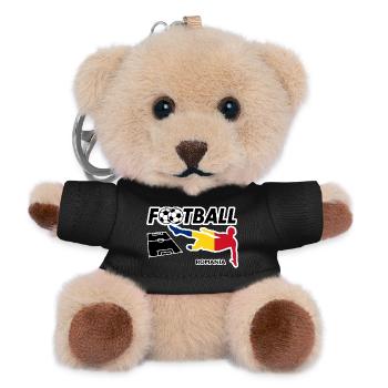 Football Fever Romania - Teddy Keyring - black - Front