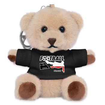 Football Fever Poland - Teddy Keyring - black - Front