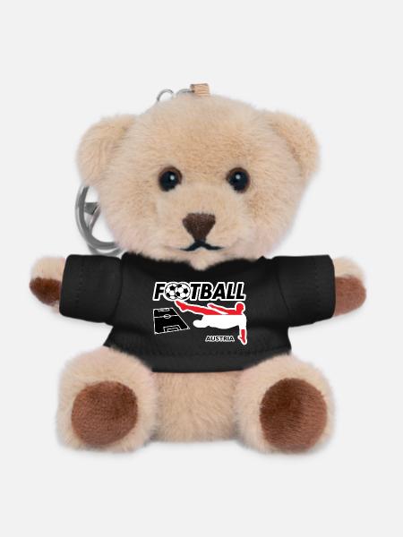 Football Fever Austria - Teddy Keyring - black
