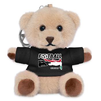 Football fever Hungary - Teddy Keyring - black - Front
