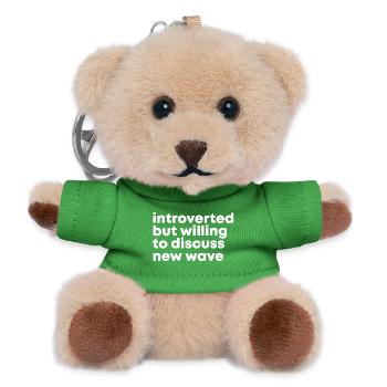 New Wave - Teddy Keyring - green - Front