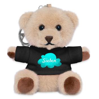 Cloud neuf Structure Ciel Citations Cool Chance - Porte-clés ourson - noir - Devant